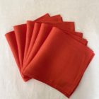 Set 2 servilletas Pumpkin lino italiano