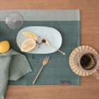 Herringbone- set de 2 individuales Jade - Imagen 2