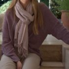 Foulard / pañuelo Med rosa palo