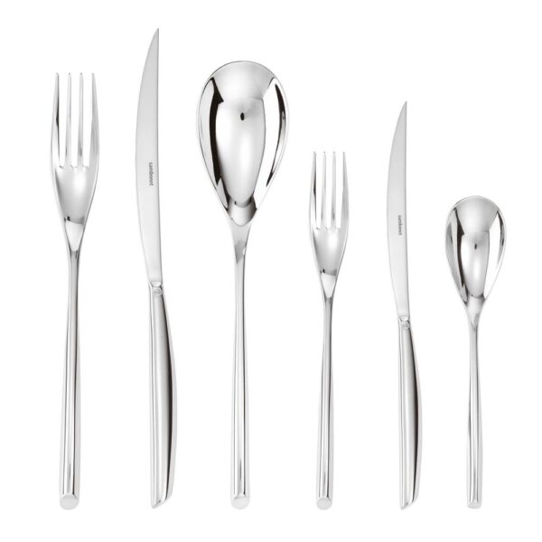 Bamboo cubiertos de acero inox 36 piezas