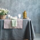 Mantel & Servilletas gris piedra 170 x 270 cm - Imagen 3